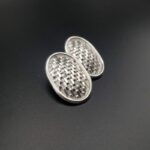 Boucles d’oreilles en tissage d’argent