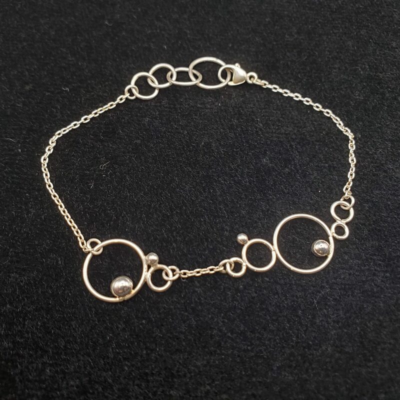 Bracelet Petites bulles en argent