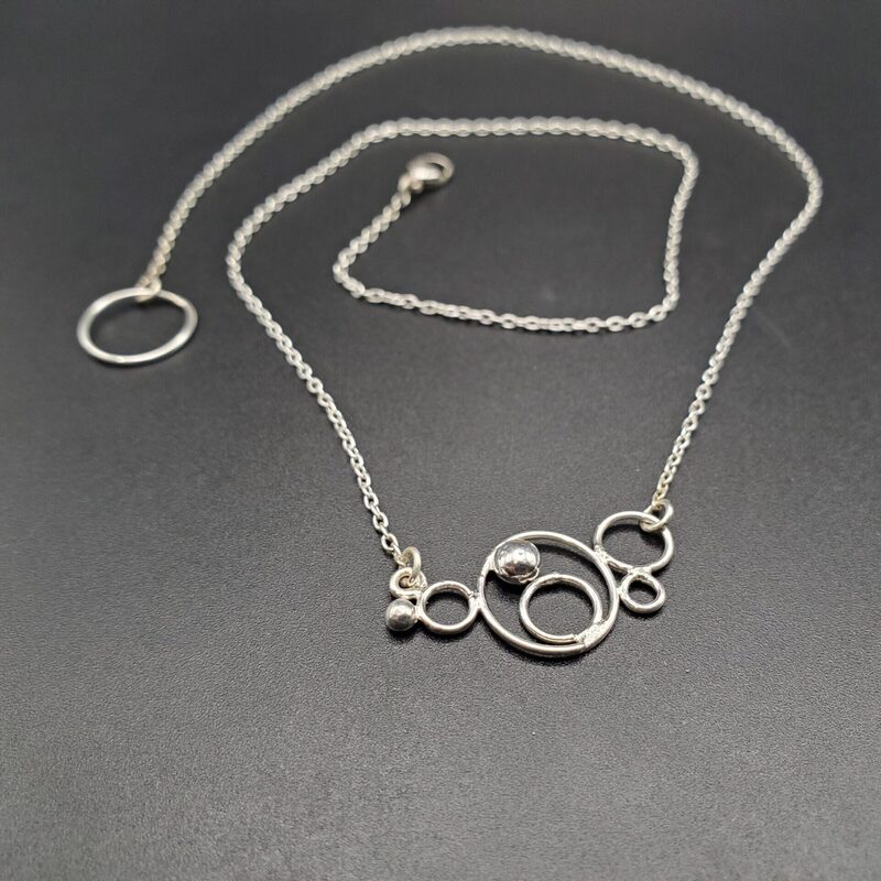 Collier « bulles » en argent