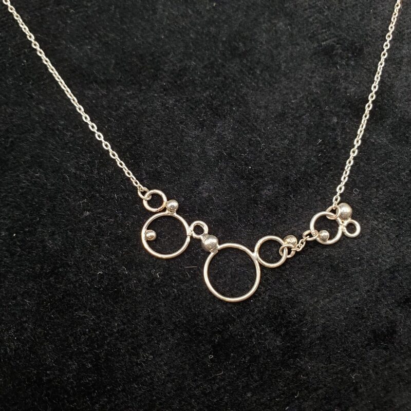 Collier « petites bulles » en argent