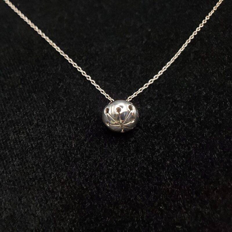 Collier sonore « Grelot » en argent