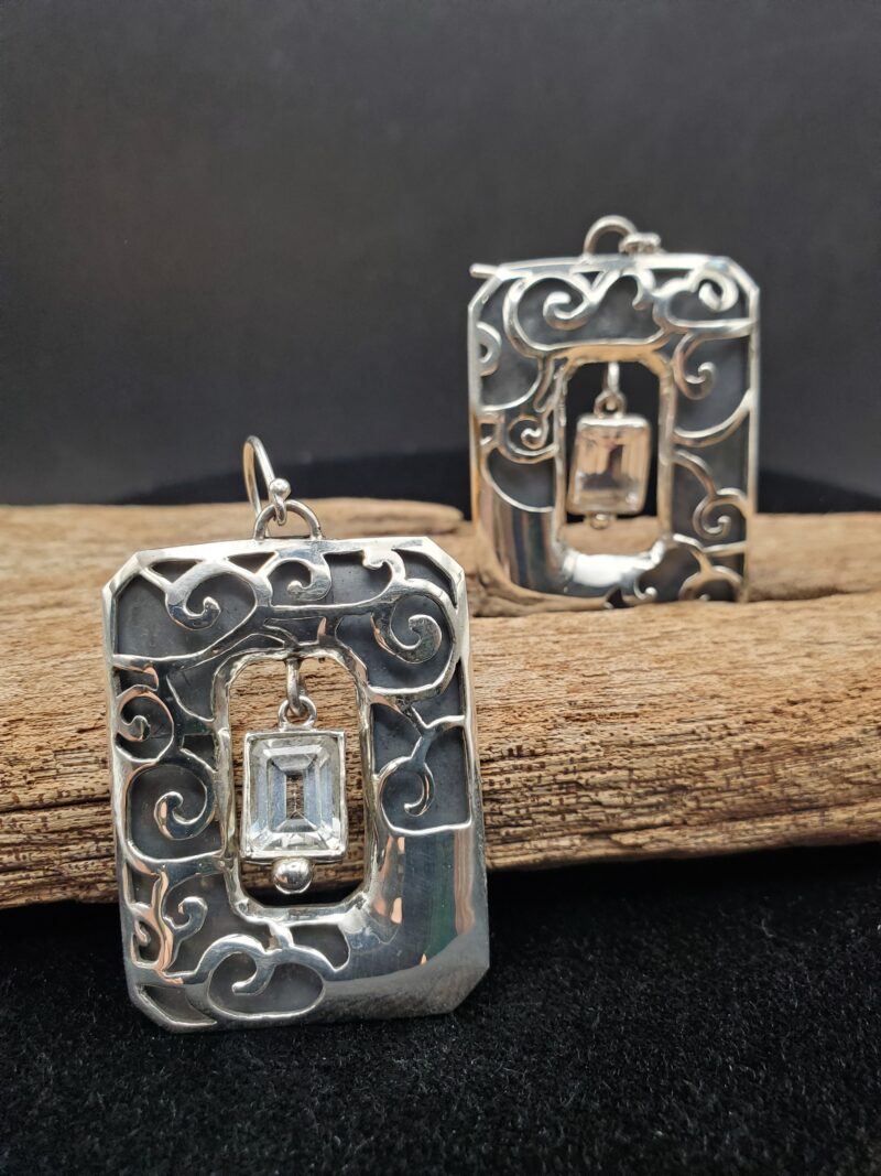 Boucles d'oreilles "Ombre et Lumière"